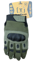 Guantes con protección en nudillos T-410 Tactical Police