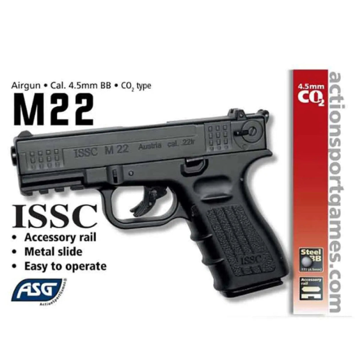 Pistola airsoft 19803 ASG