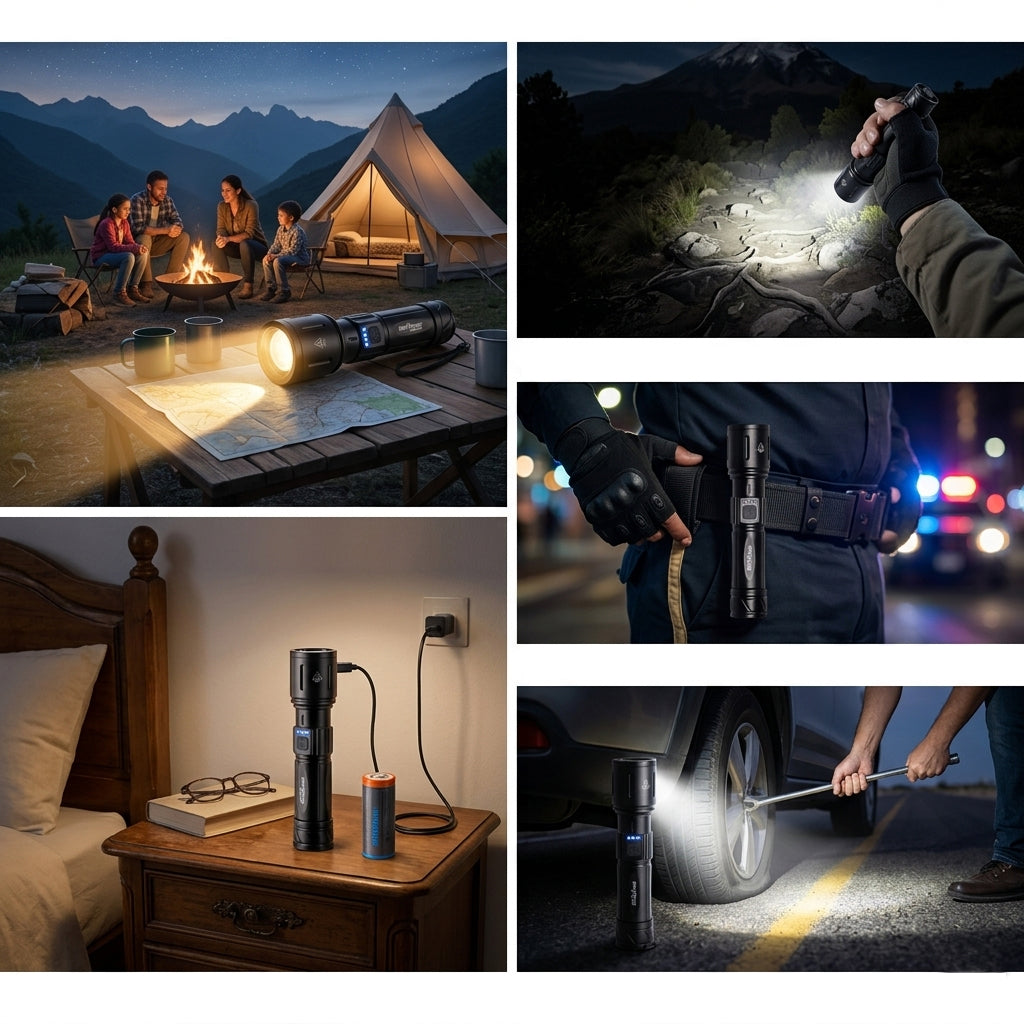 Lampara NP-170 De Mano Recargable lumens