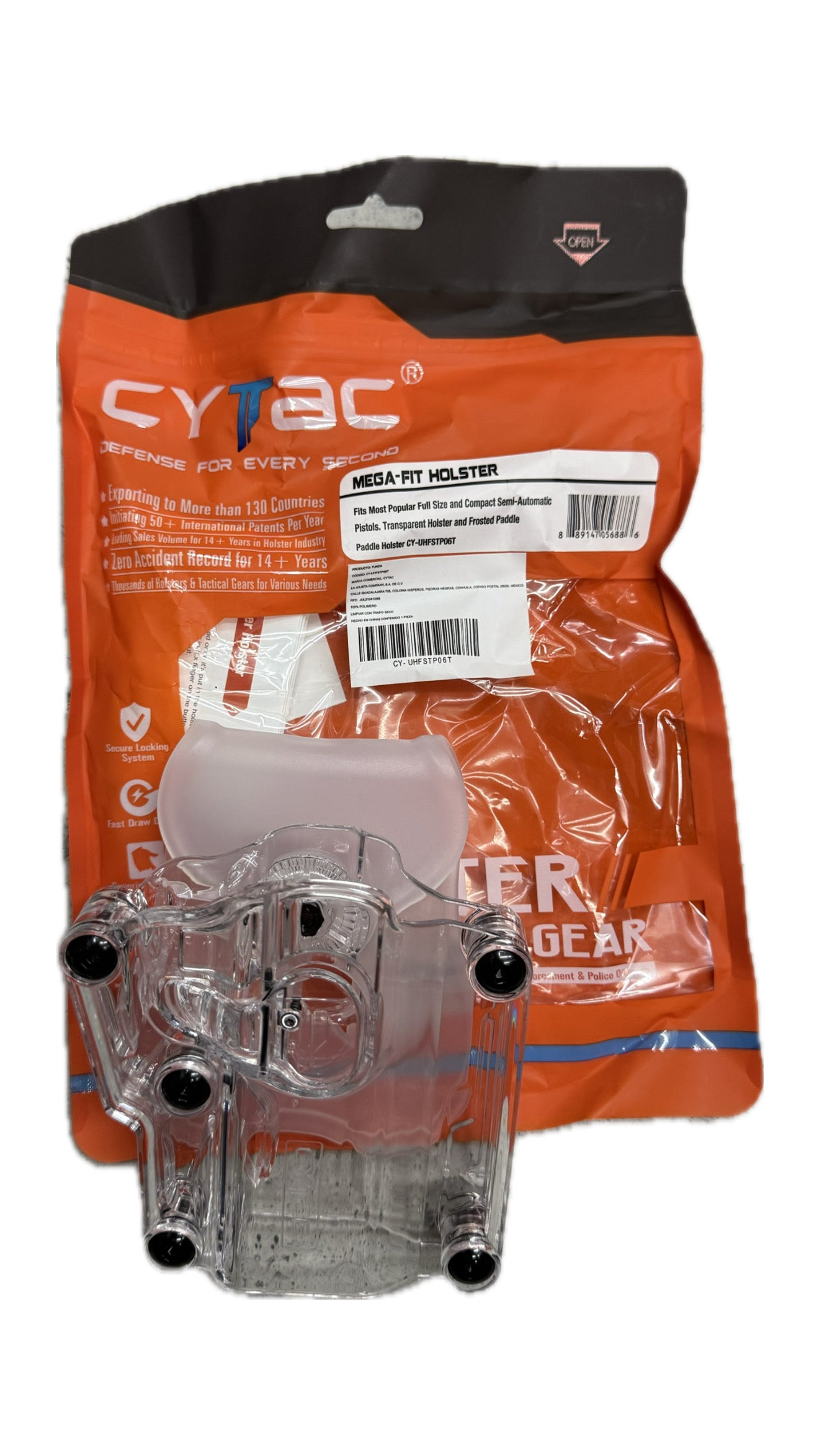 Funda cytac CY-UHFSTP06T CY-UHFST  universal transparente