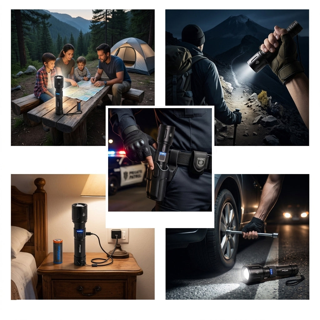 Lampara NP-170 De Mano Recargable lumens