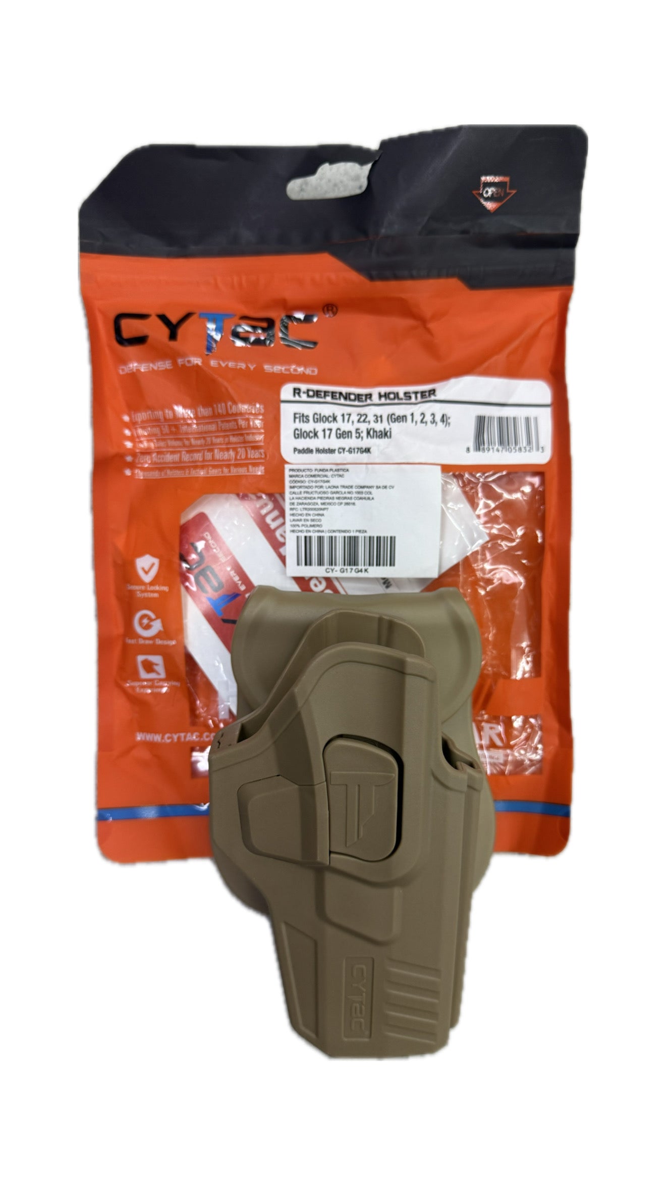 Porta arma Cy-G17G4K cytac