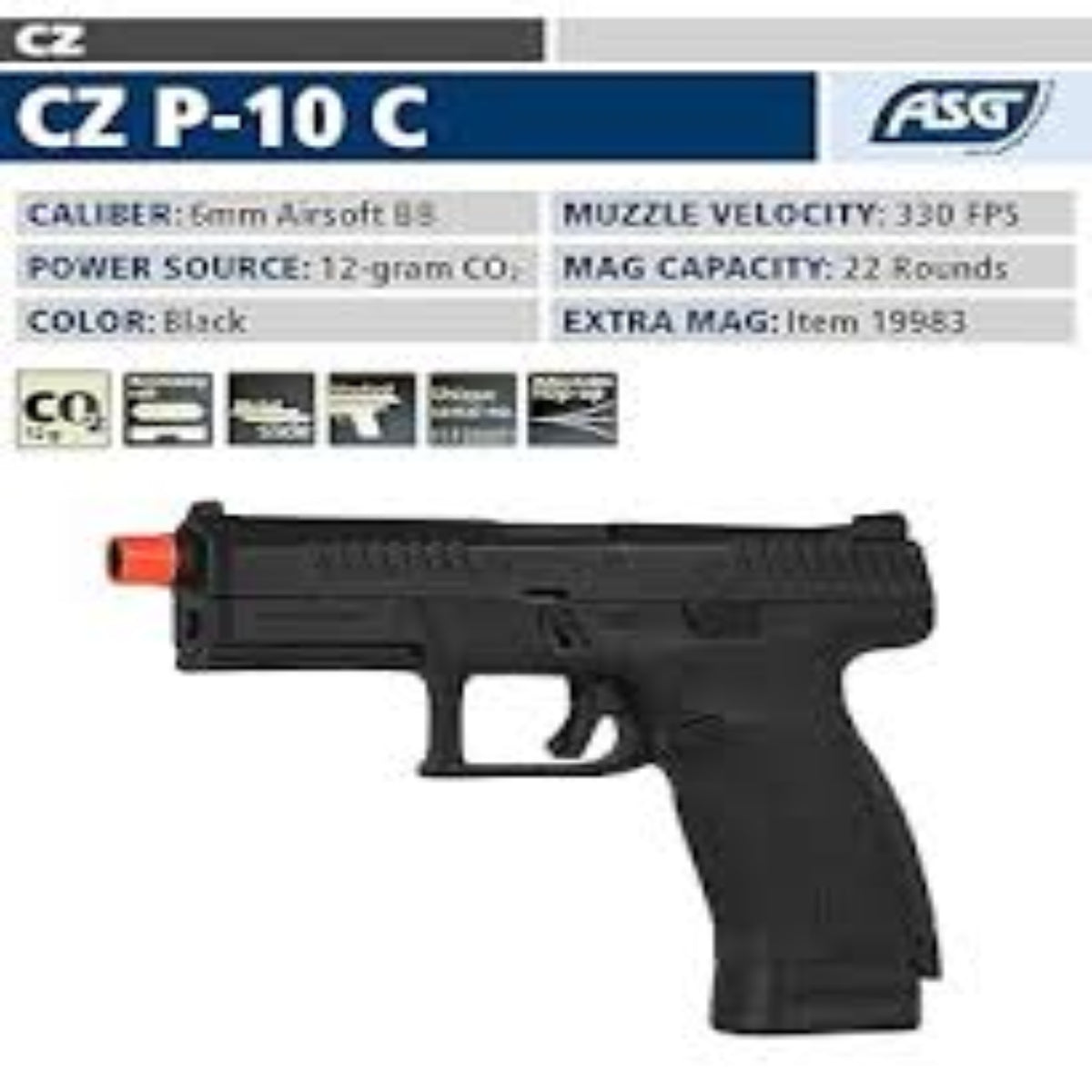 Pistola airsoft 50313 ASG