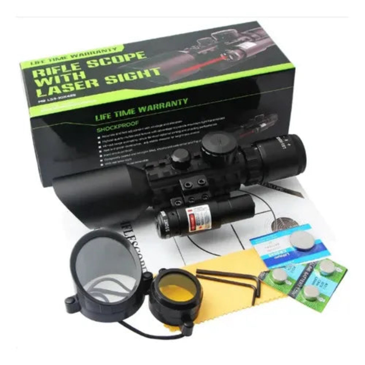 Mira de rifle con laser BIN-10X42E