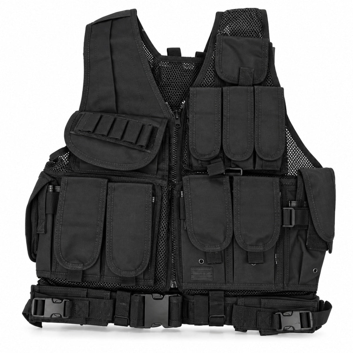 Chaleco tactico con pistolera CH-21 tactical police