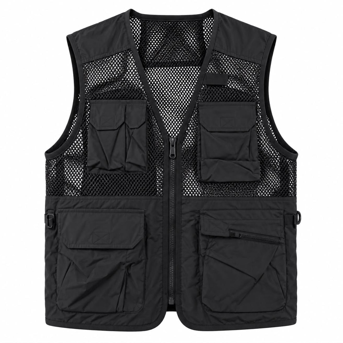 Chaleco de reportero multibolsillos de malla CL-07  726 gear