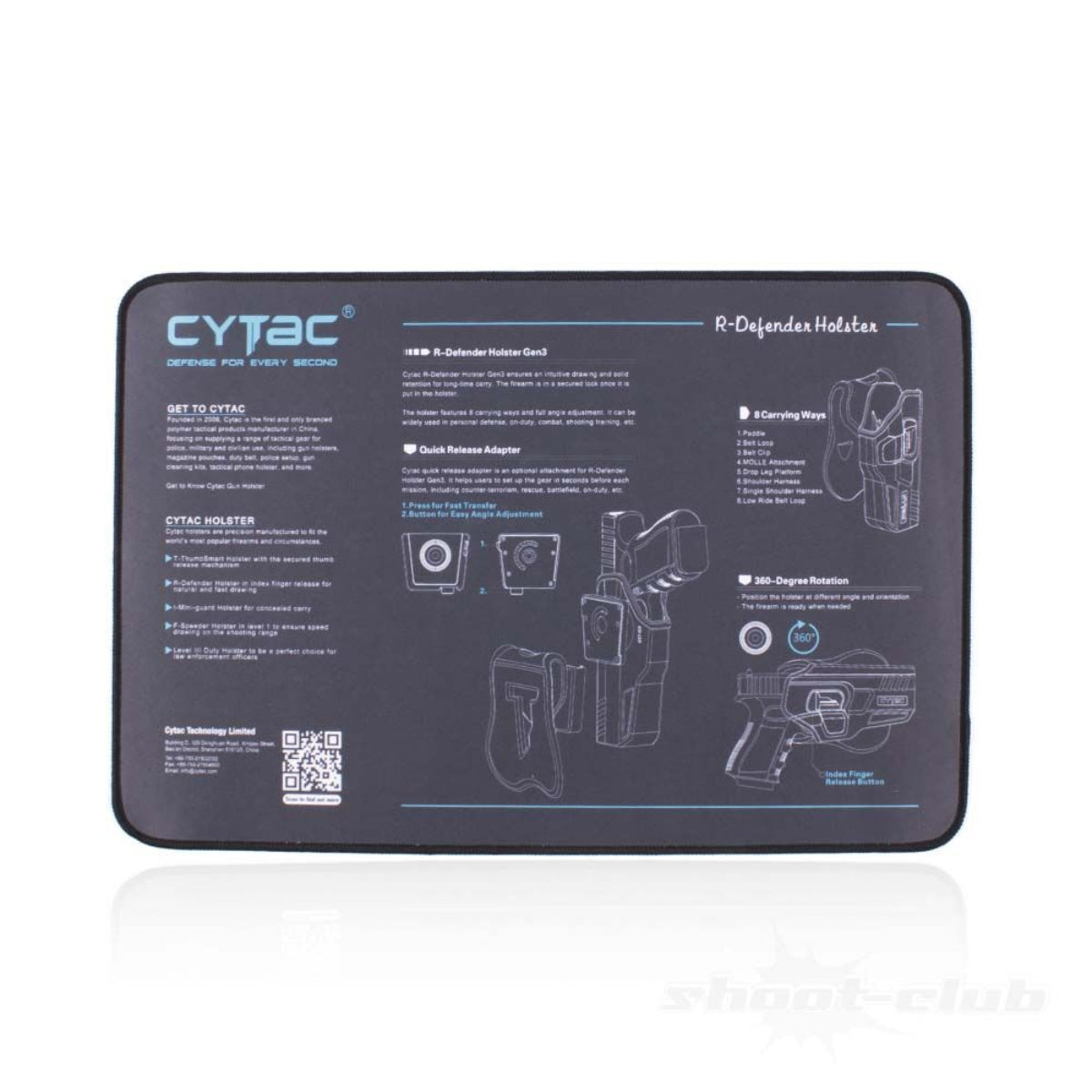 Gun cleaning mat cytac