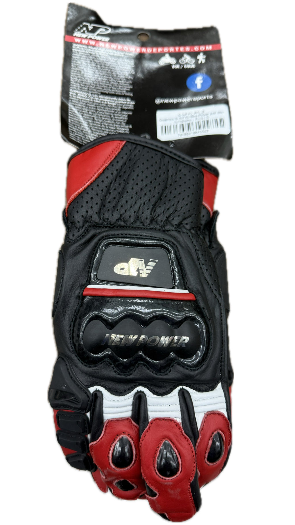 Guantes G-NP10 New Power piel motociclismo