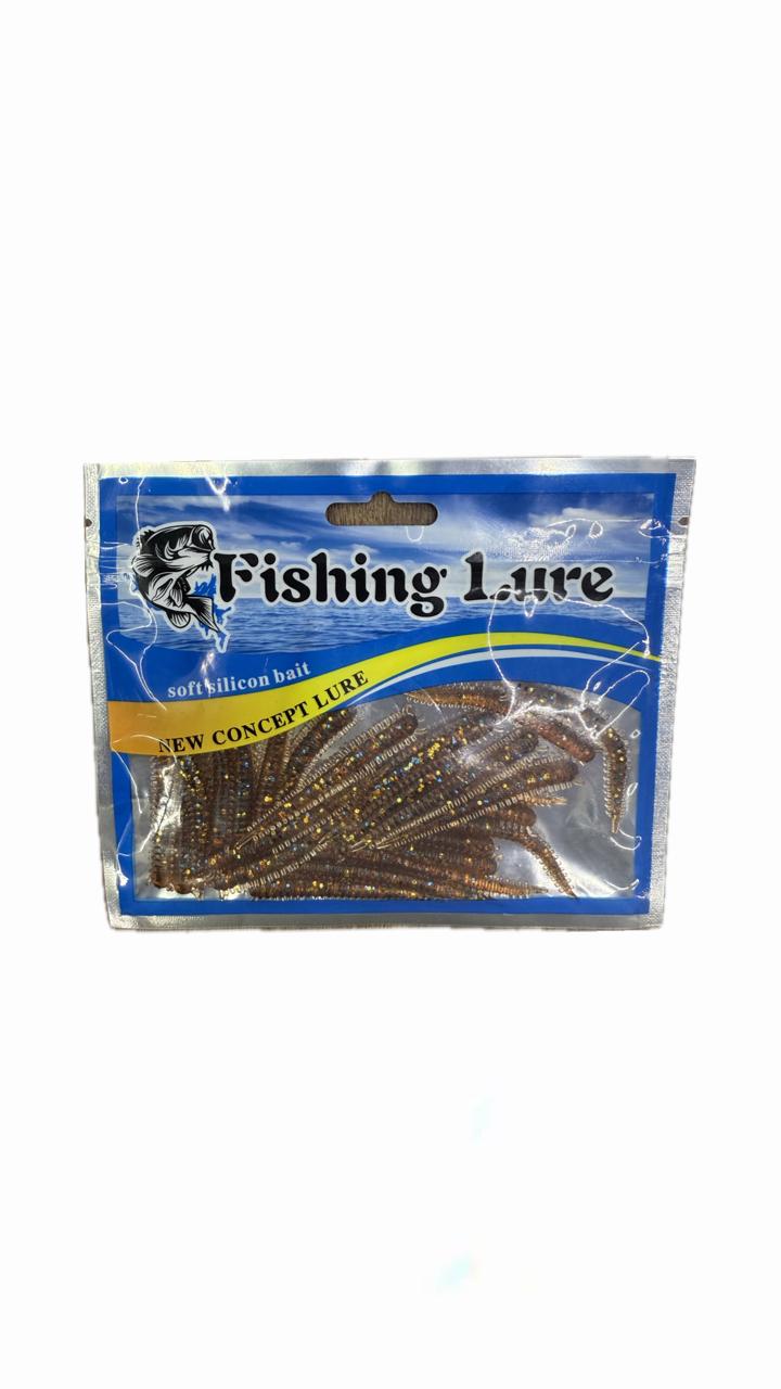 Señuelos Blandos de Gusano de Silicón 5 cm (20 piezas) – Fishing Lure FISH-CA01