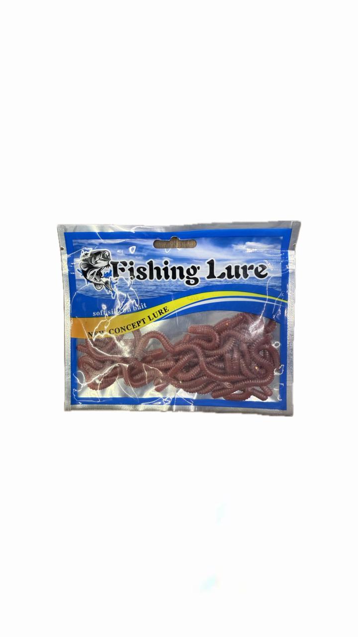 Señuelos Blandos de Gusano de Silicón 5 cm (20 piezas) – Fishing Lure FISH-CA01