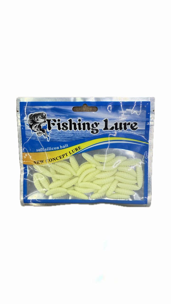 Señuelos Blandos de Gusano de Silicón 5 cm (20 piezas) – Fishing Lure FISH-CA01