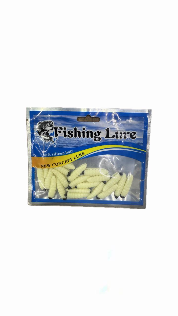 Señuelos Blandos de Gusano de Silicón 5 cm (20 piezas) – Fishing Lure FISH-CA01