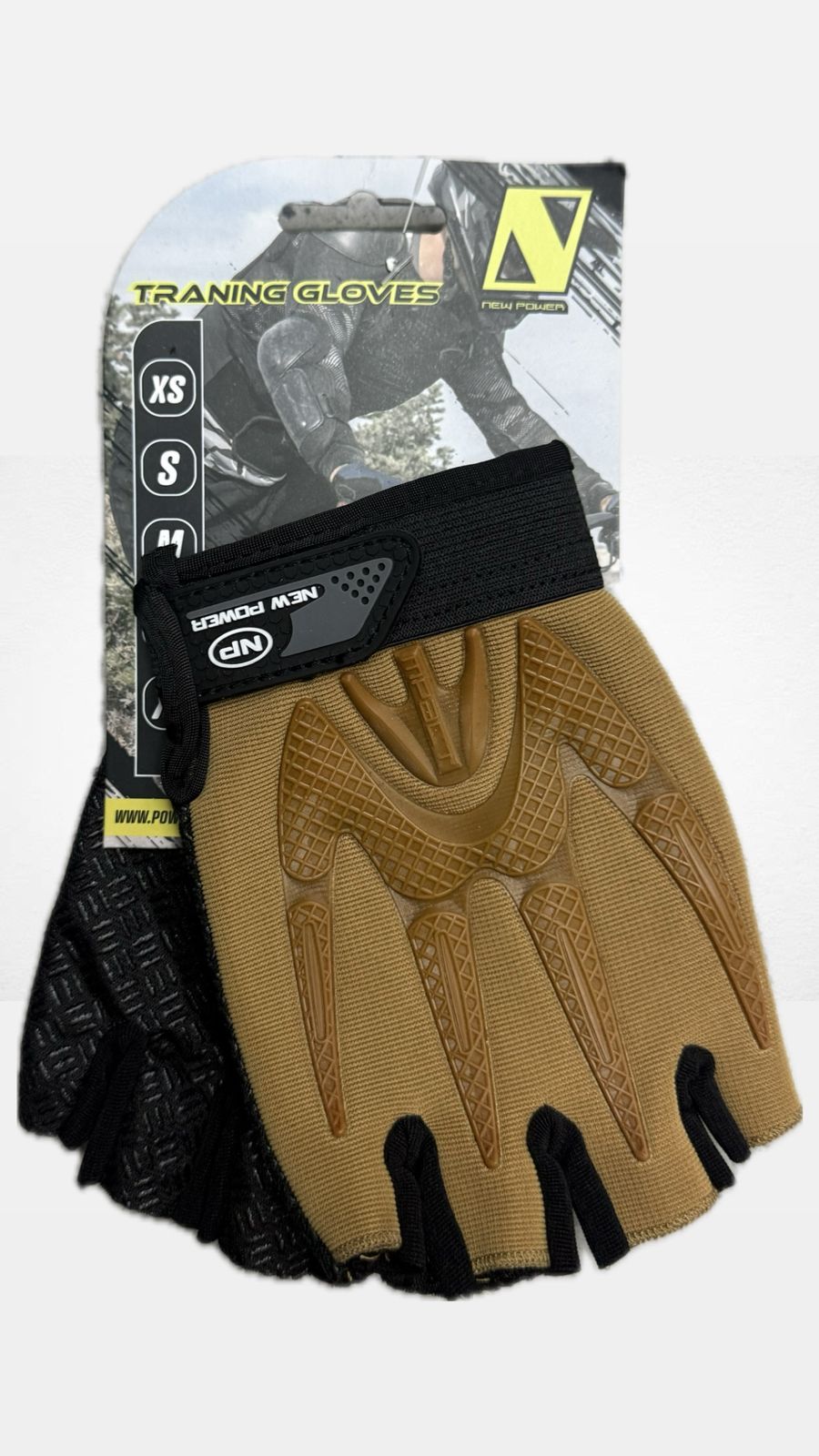 Guante medios dedos G-NP25 new power
