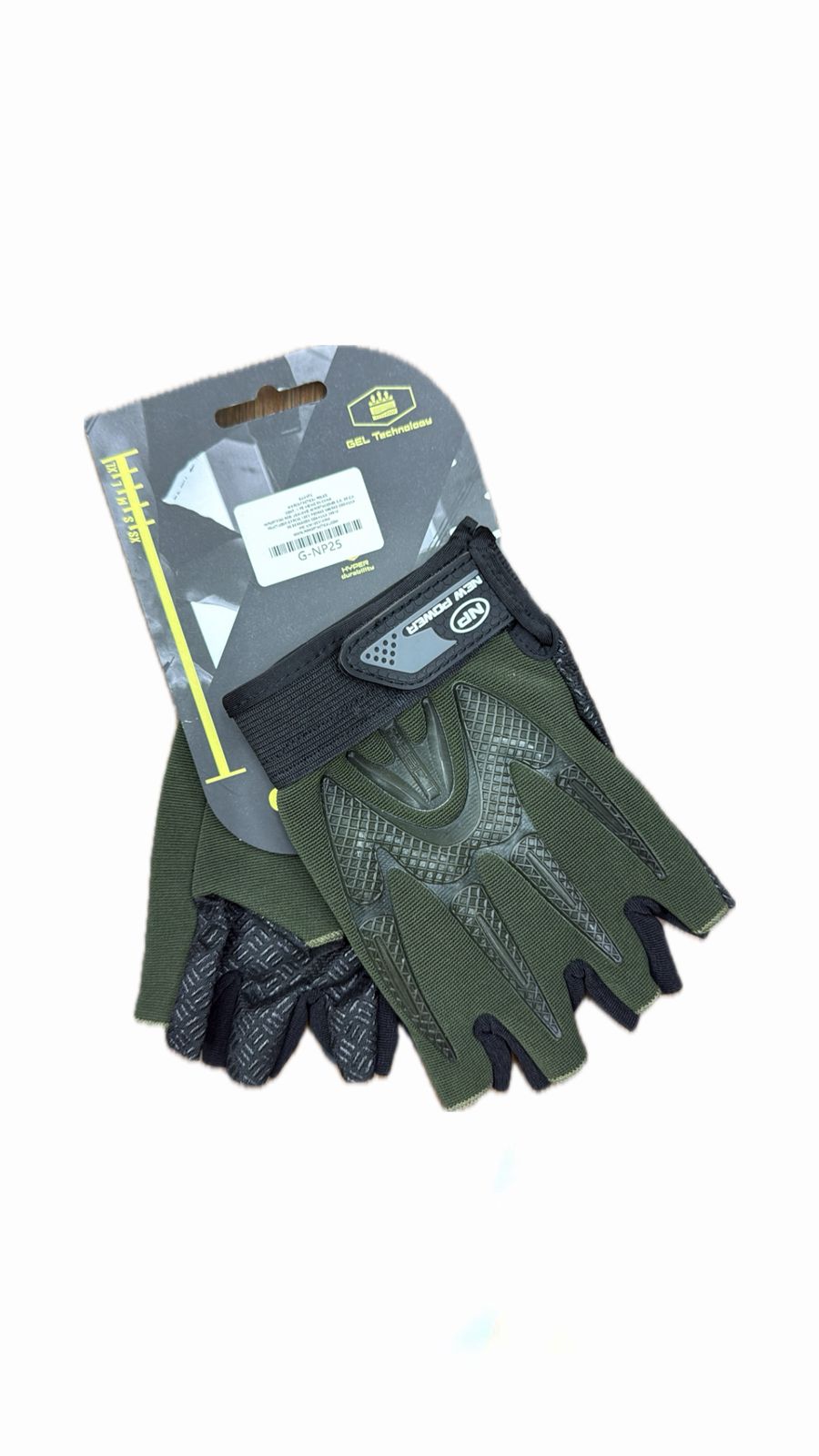 Guante medios dedos G-NP25 new power
