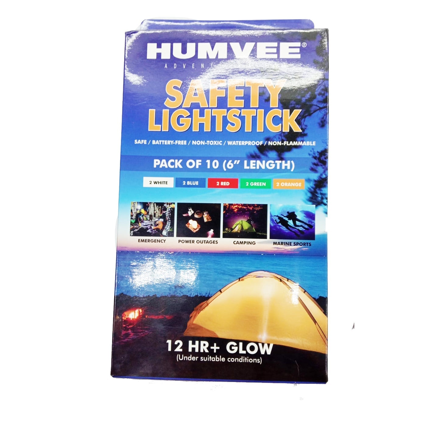 Safety lighsticks 10 PZ luces HMV-6-FP10