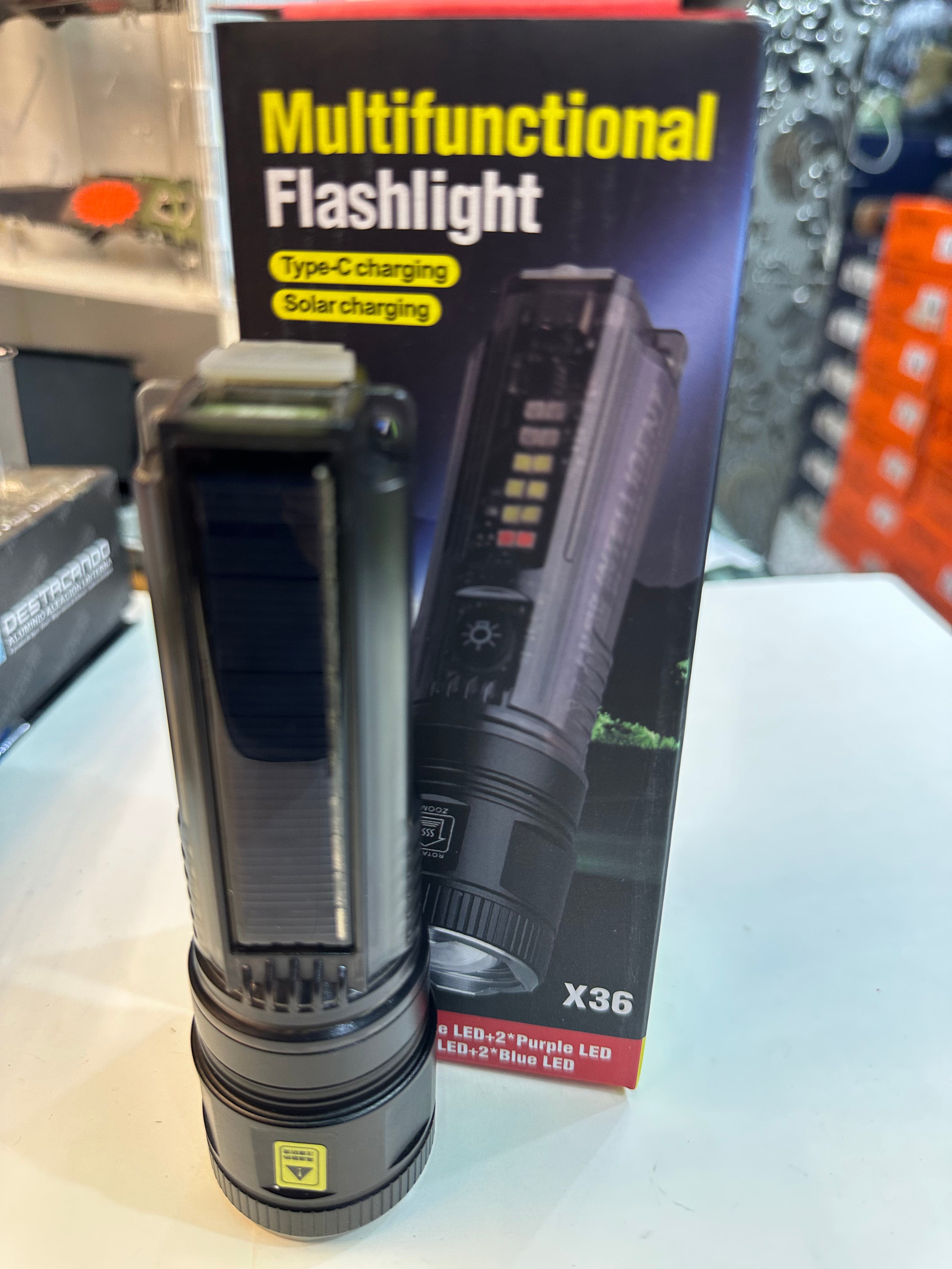 Lampara  Con Celda Solar X-36