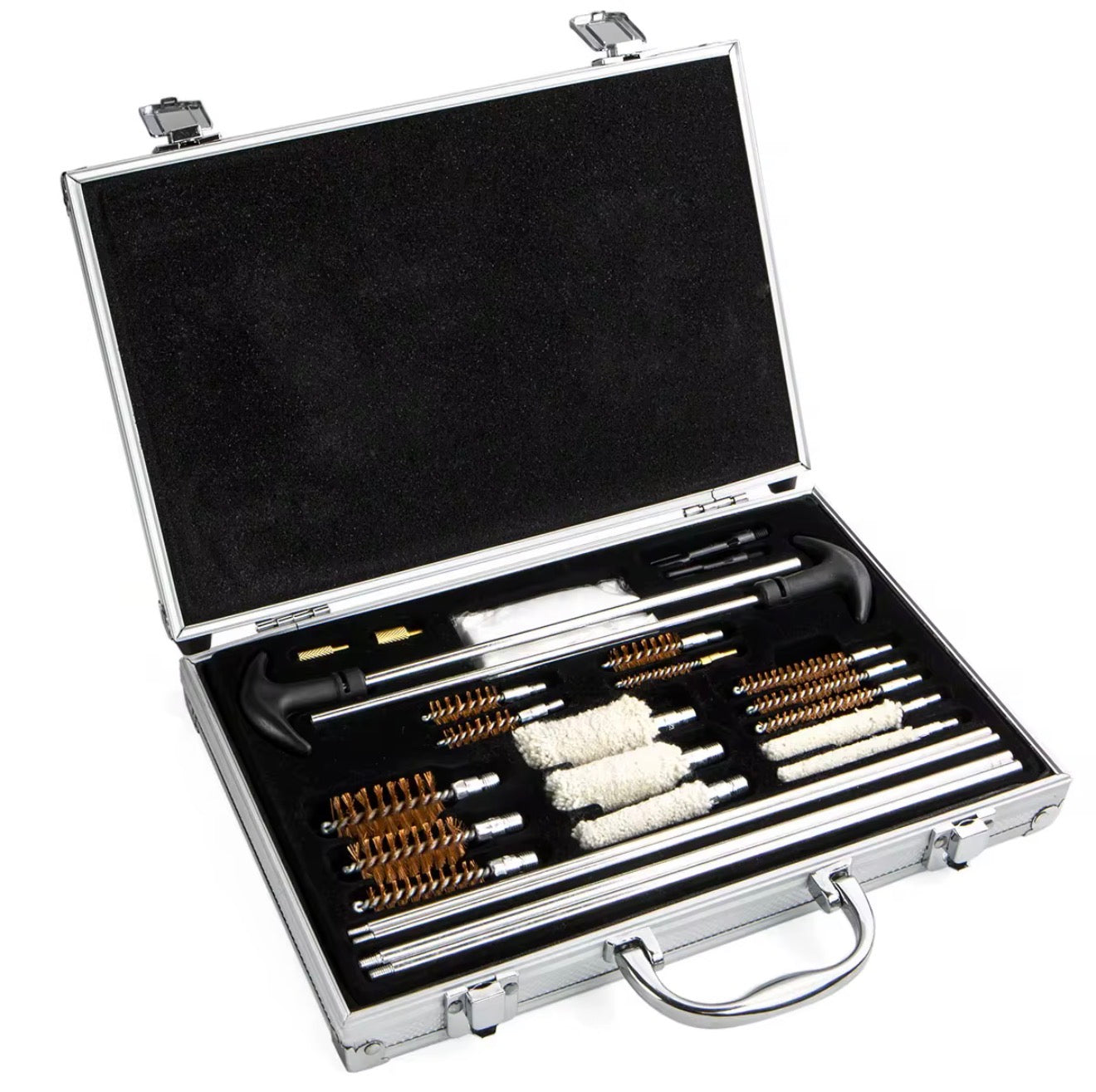Kit de Limpieza para Armas Universal con Estuche de Aluminio KIT-L21