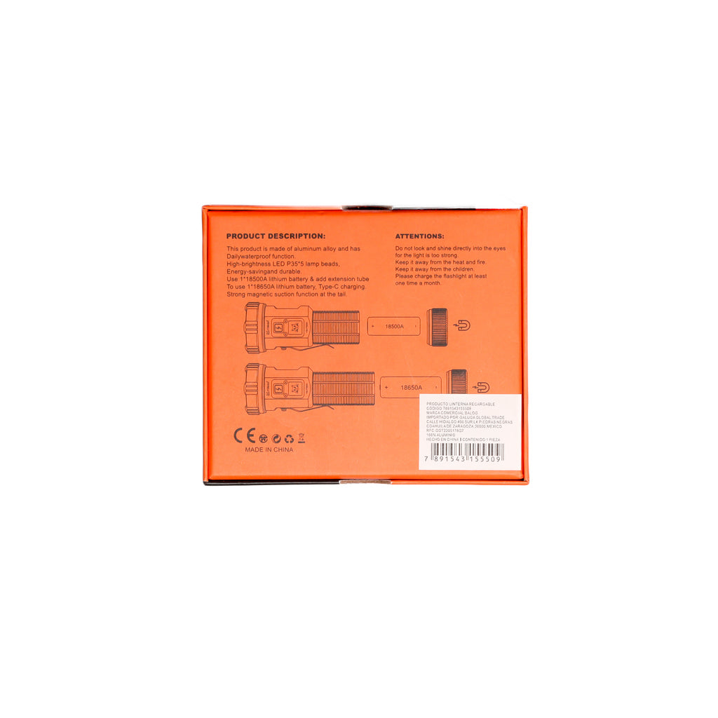 Lampara red-blue YM-F555X Yemao