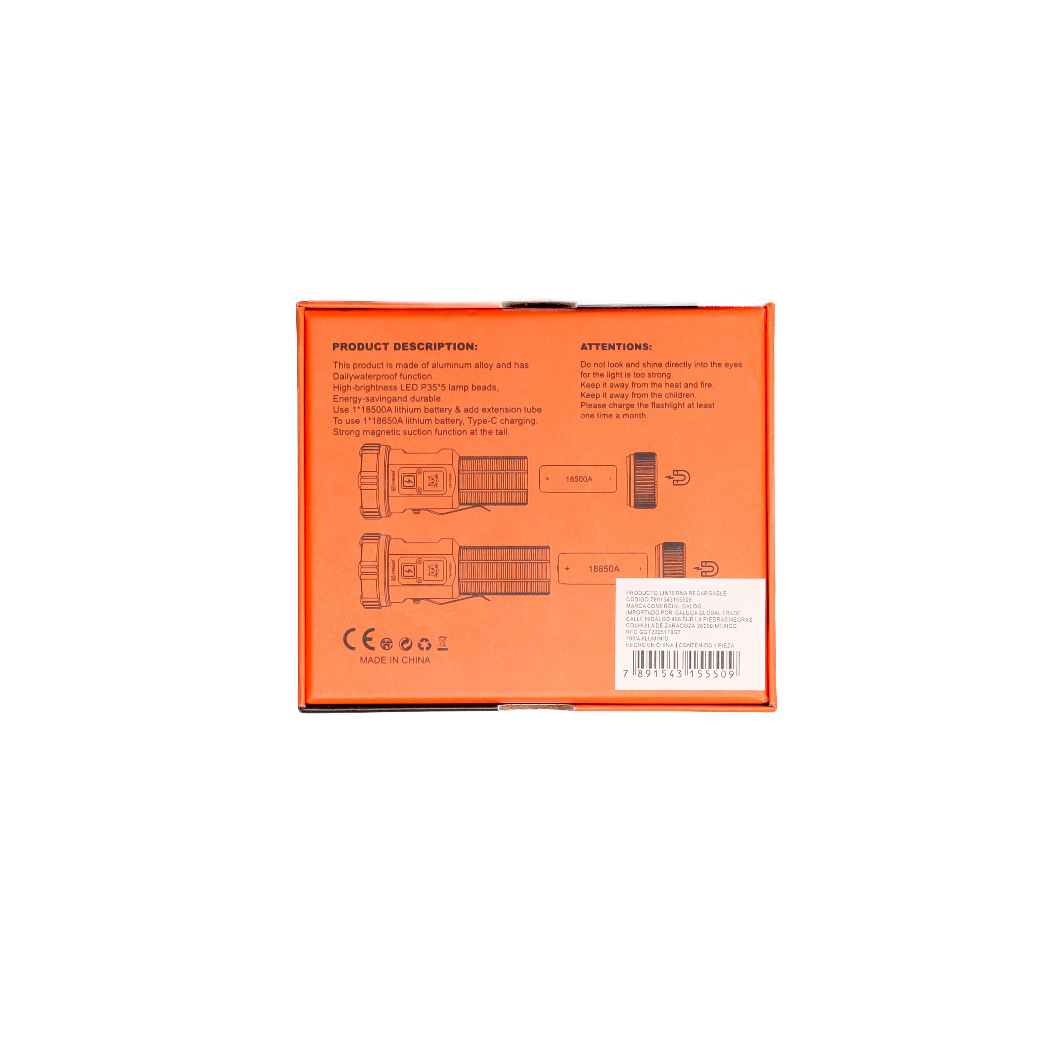 Lampara red-blue YM-F555X Yemao