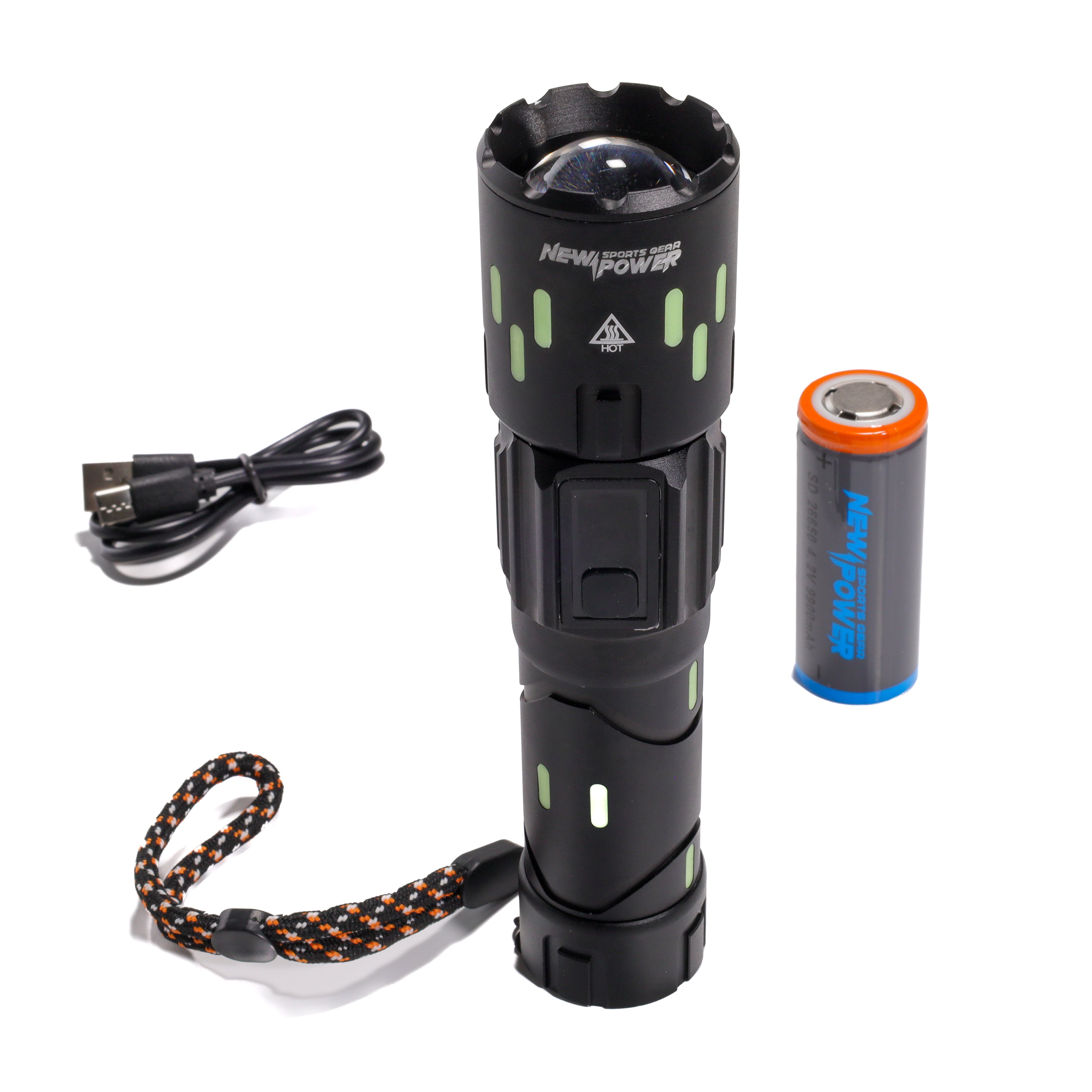 Lampara de mano con bateria recargable NP-155