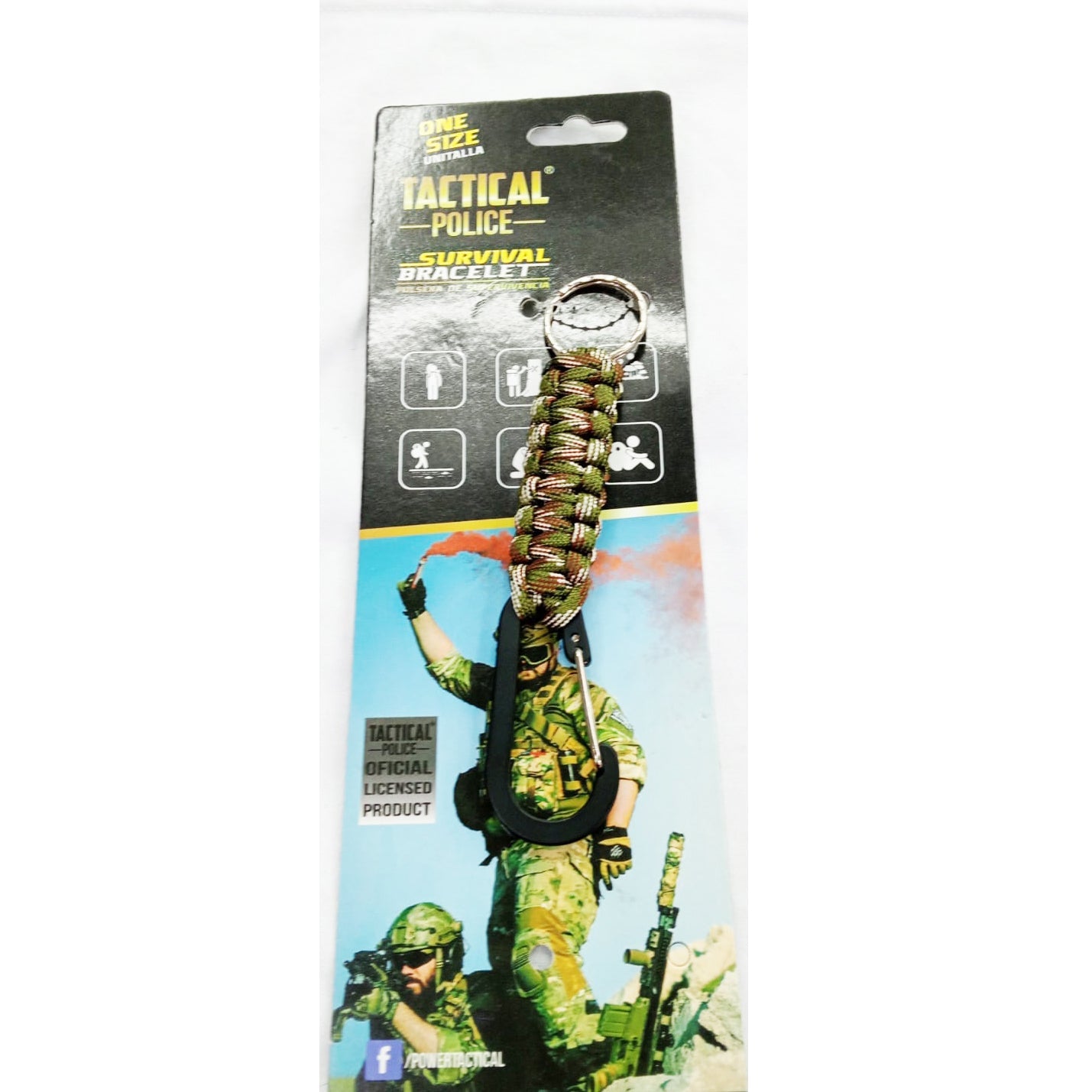 Llavero LL-PAR5 paracord superviviencia Tactical Police