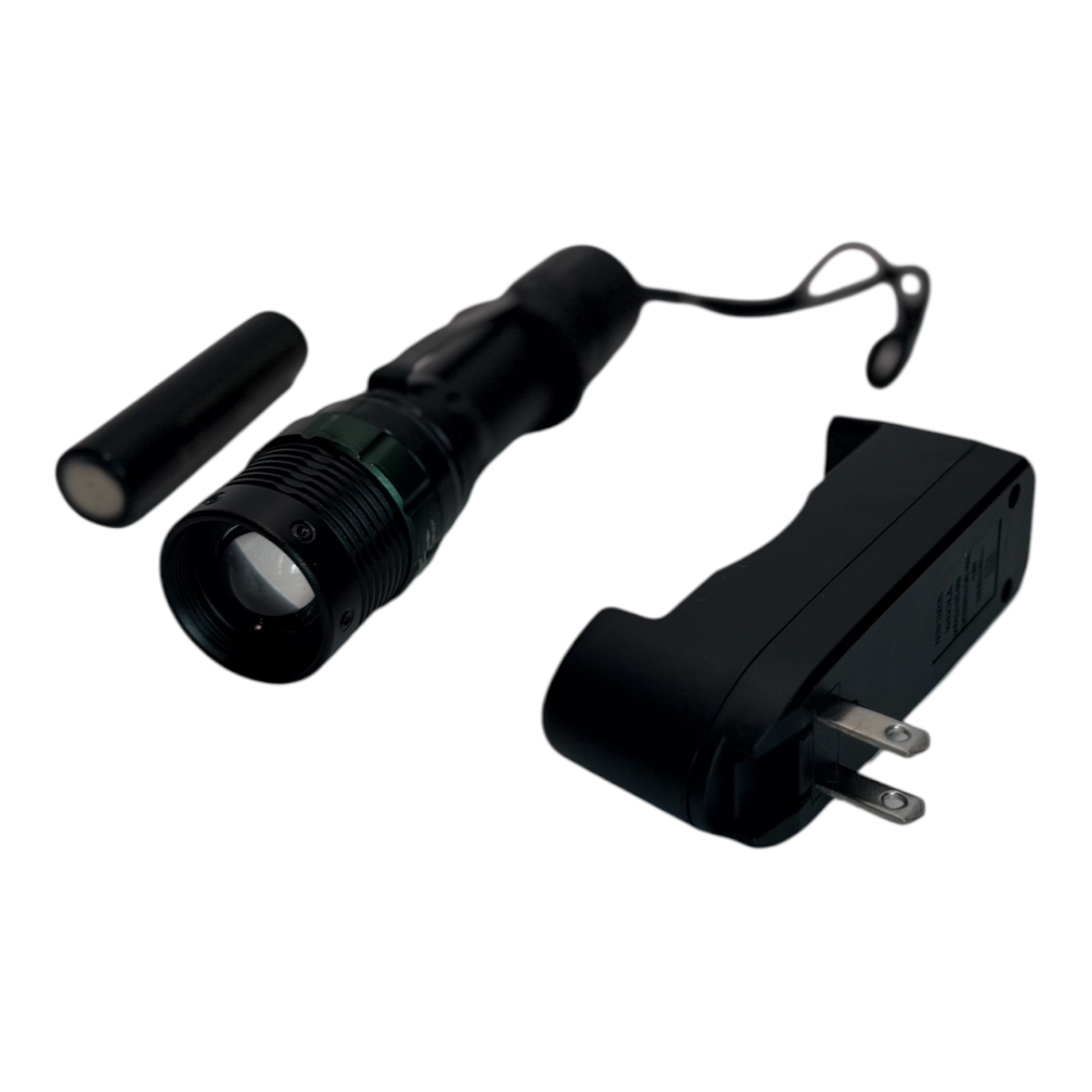 Lámpara táctica recargable NEW POWER NP-117 – LED CREE Q5 con zoom ajustable