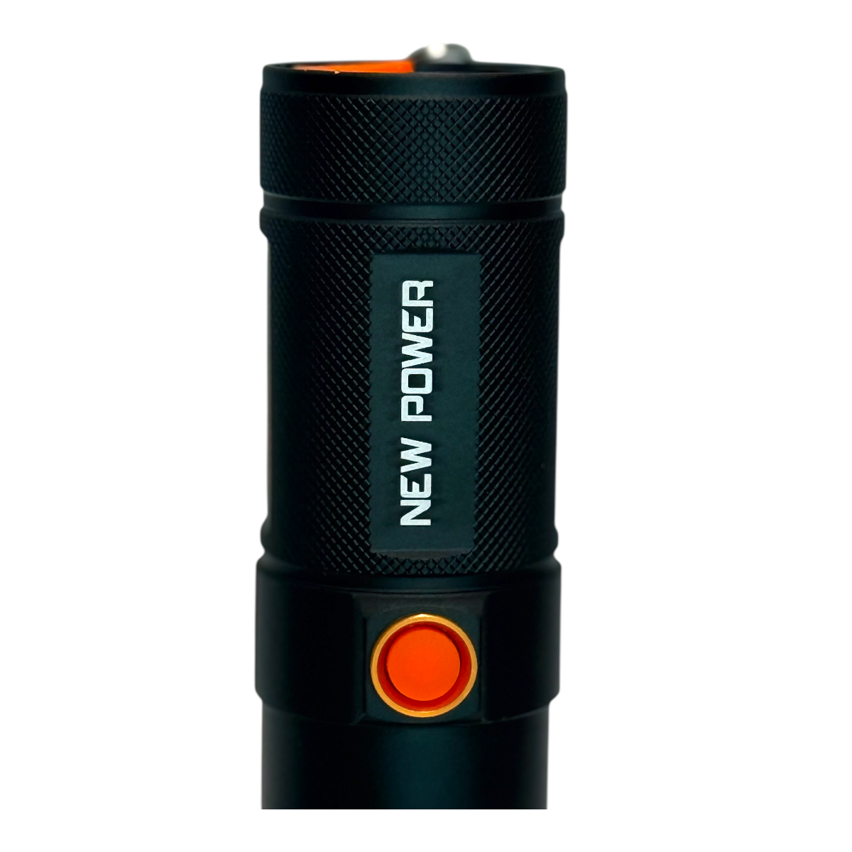 Linterna táctica recargable NEW POWER PW-P10 – Zoom ajustable y Power Bank – LED JDT50 Highlight