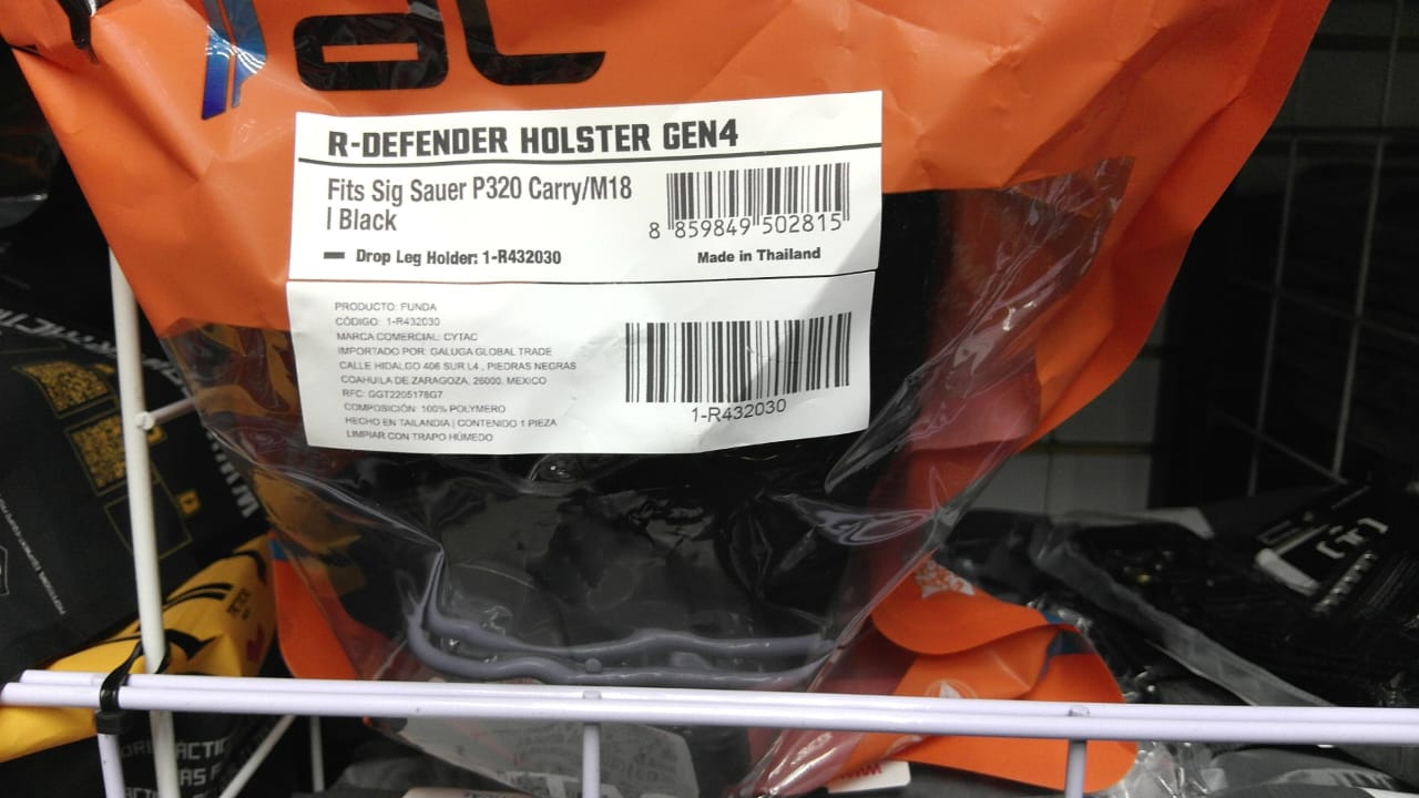 Piernera CYTAC para Sig Sauer P320 Carry M18 1-R432030