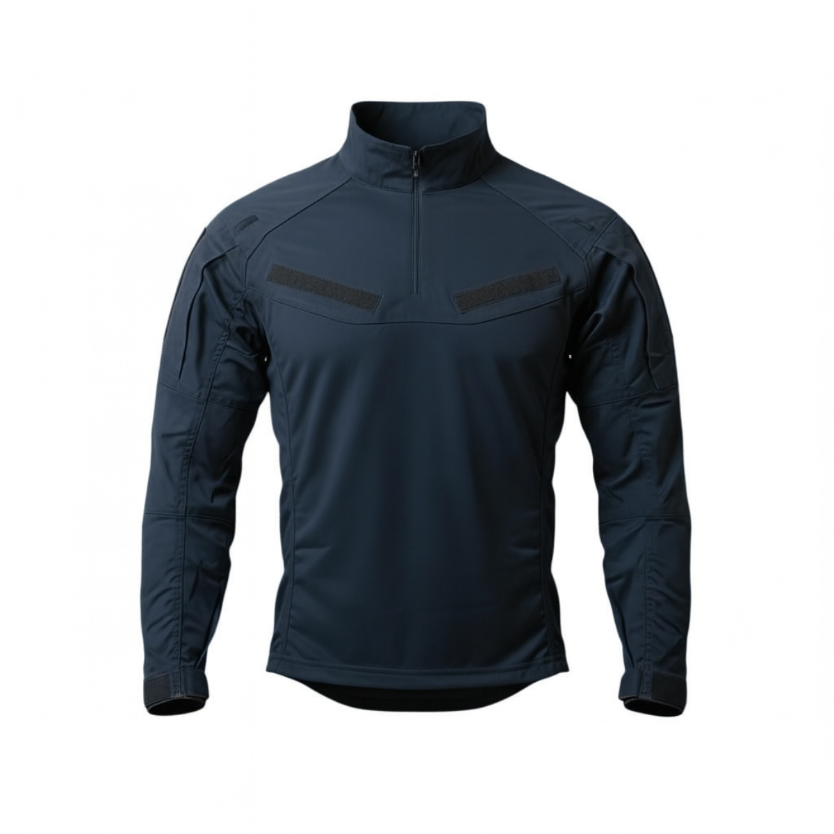 Playera táctica de combate azul con mangas ripstop PY-TPR3 Power Tactical