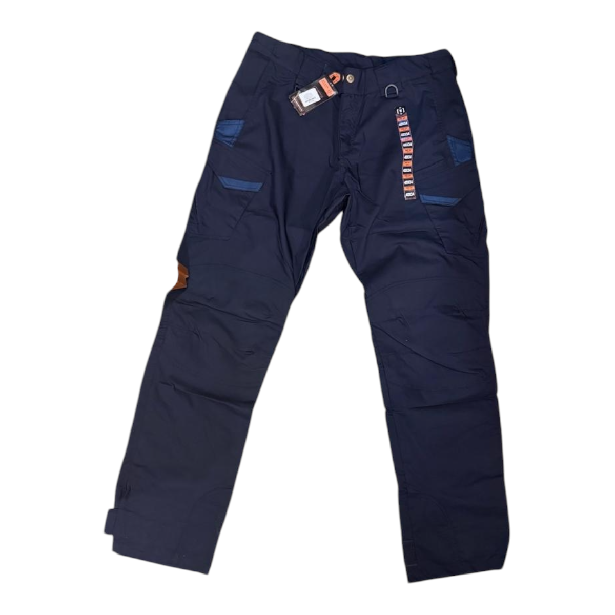 Pantalon con bolsas tipo cargo, ripstop R-P14