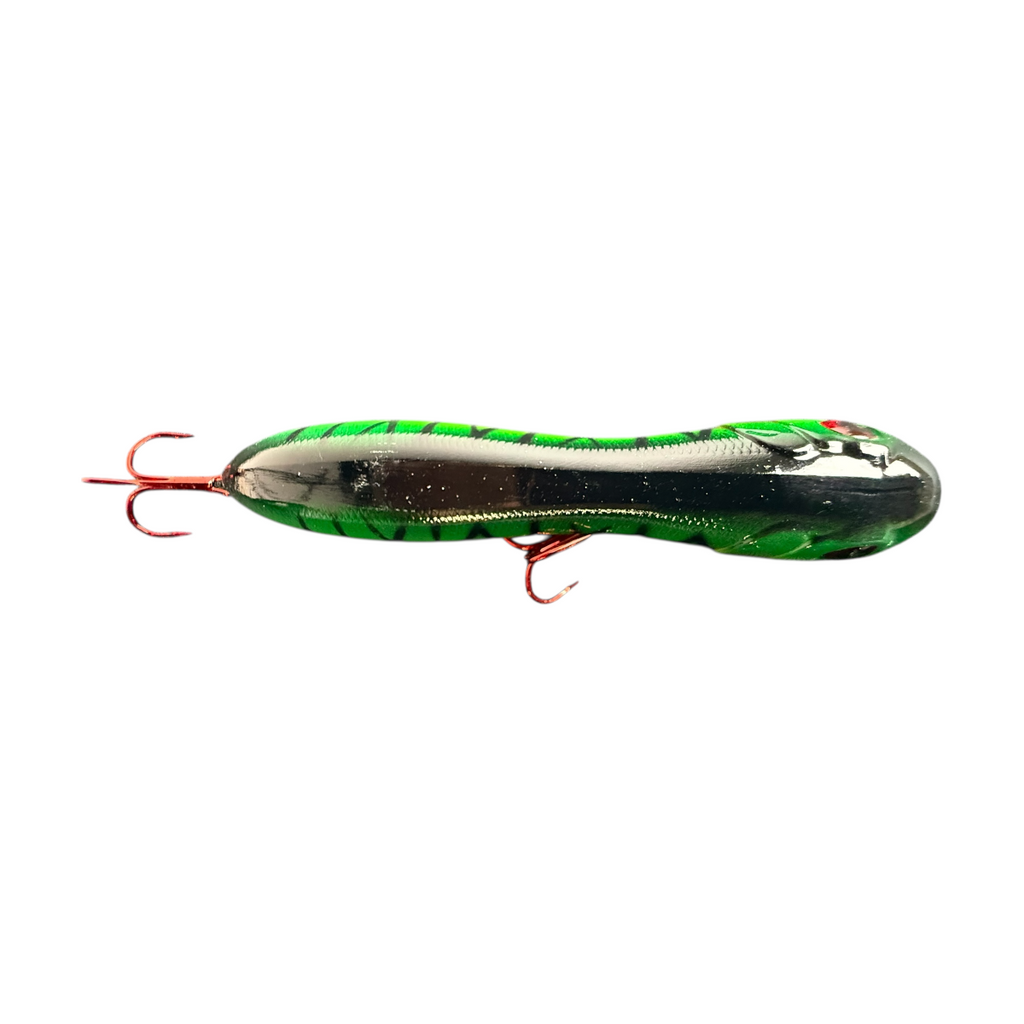 Señuelo Popper 10 cm – Color Verde con Detalles Negrom 225509-5