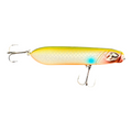 Señuelo Pencil Bait Superficie 8 cm – Color Dorado con Naranja FISH-52