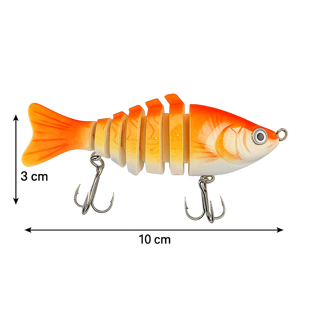 Señuelo Swimbait Articulado 10 cm FISH-50