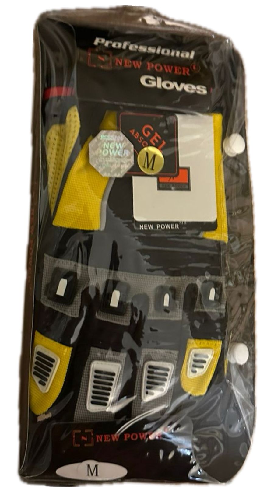 Guantes motociclista con proteccion T-145 New Power