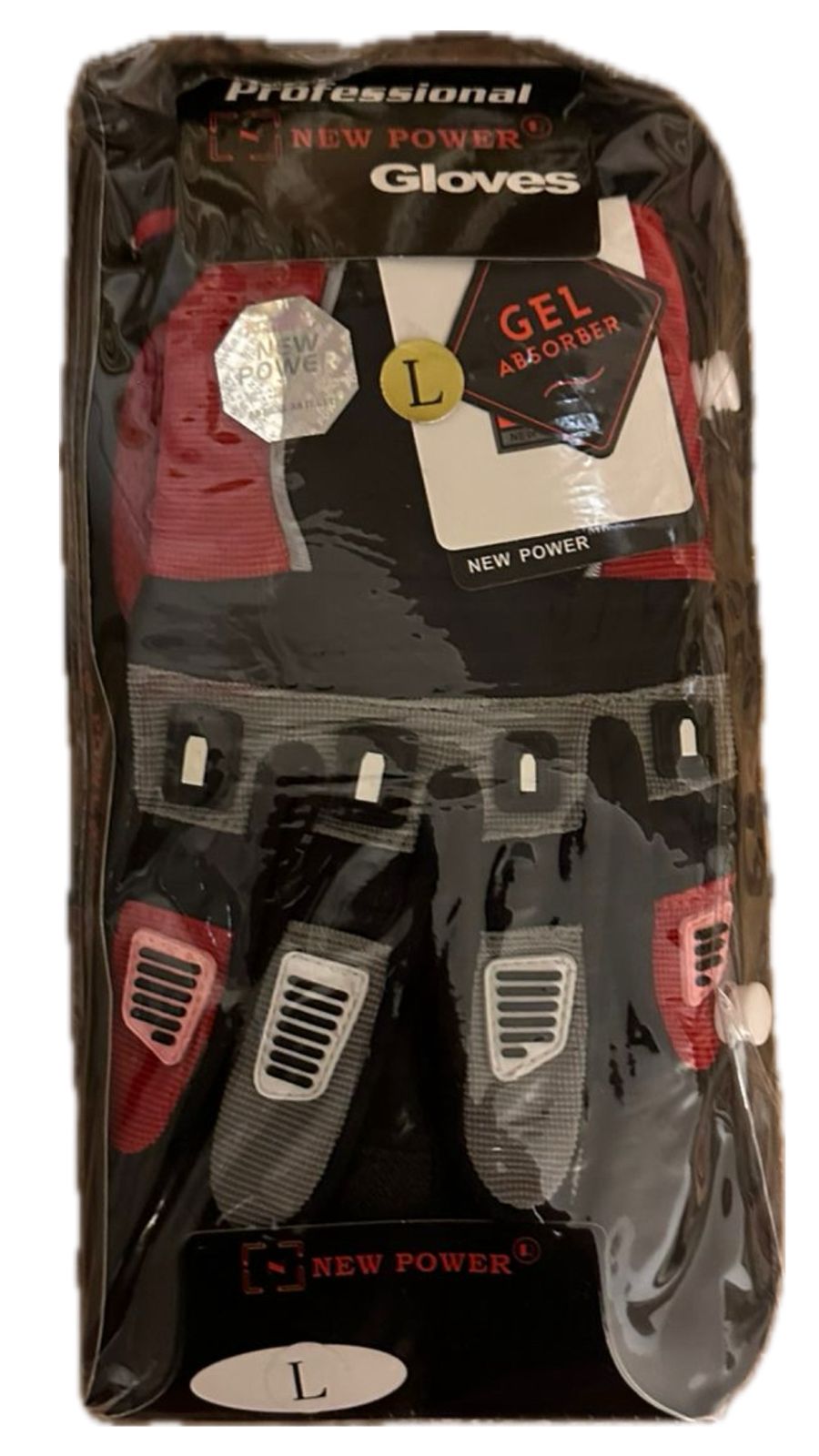 Guantes motociclista con proteccion T-145 New Power