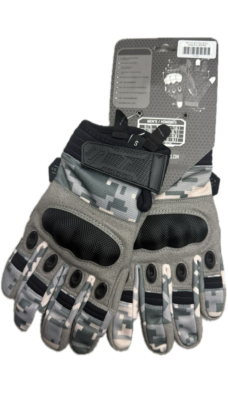 Guantes con nudillos T-700 Tactical Police