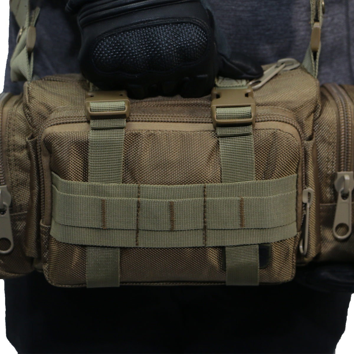 Canguro Sistema Molle con Porta Arma