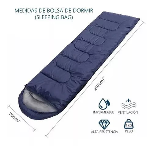Bolsa Para Dormir Cómoda De Interior Y Exterior Sleeping Bag
