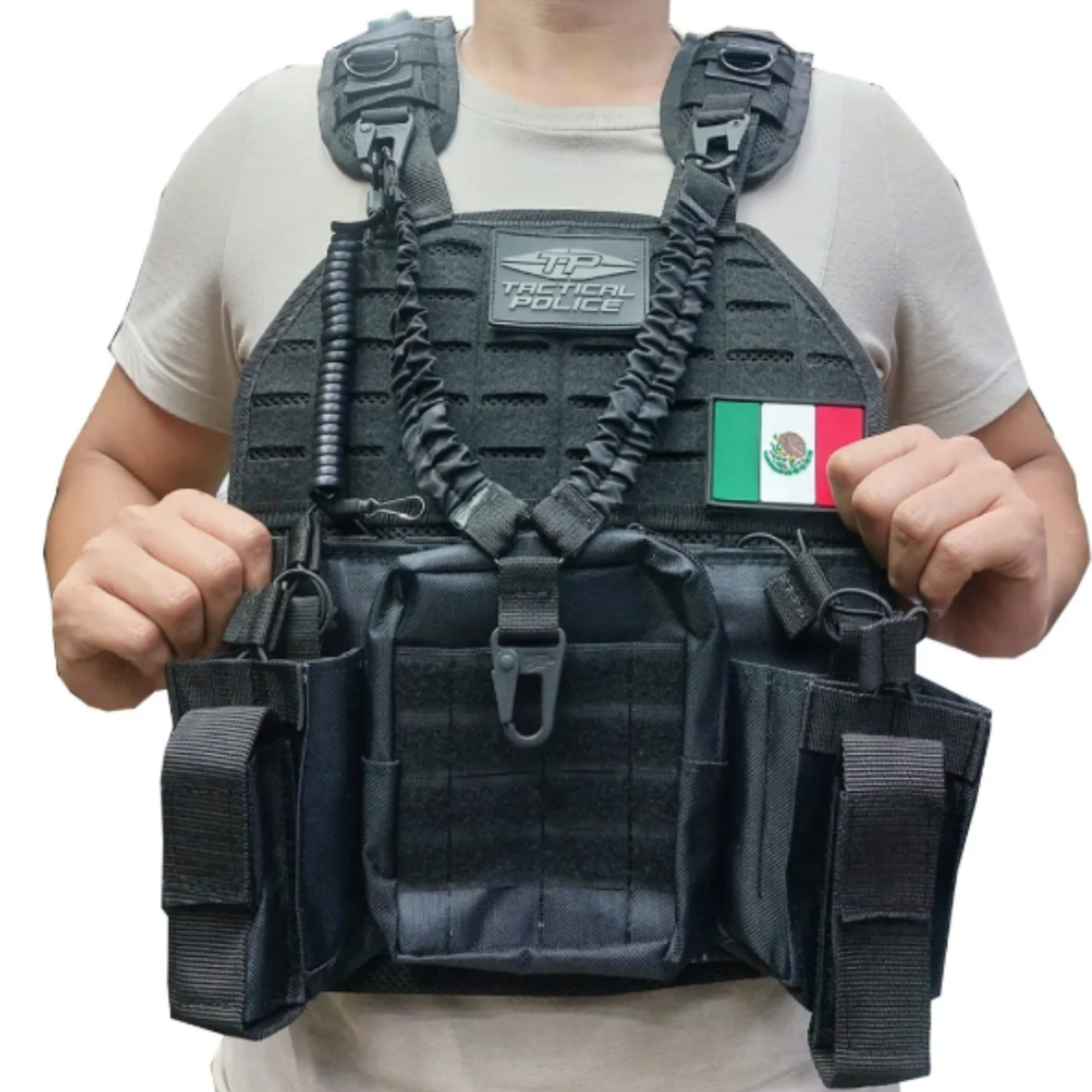 Chaleco Táctico Porta Fusil Placas Recuperado Sistema Molle  7 26 Gear